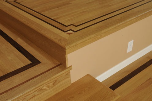 Stair Border Hardwood Flooring Hardwood Floor Borders Installation